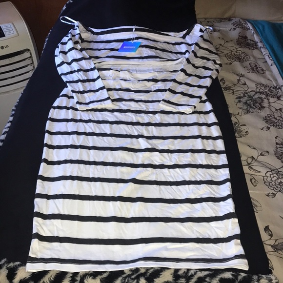 Missguided Striped Dress - Picture 1 of 3